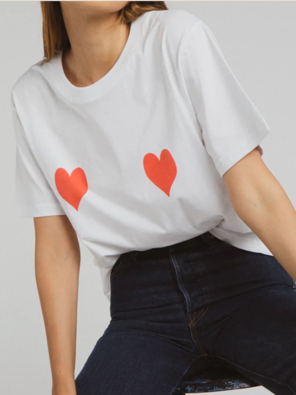 Elise Chalmin Lolita Red Hearts T-Shirt Size XS